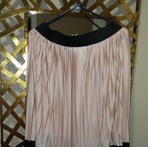 Lane Bryant Pleaded Lace Skirt